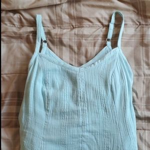 Torrid Light Blue Trapeze Maxi Dress
